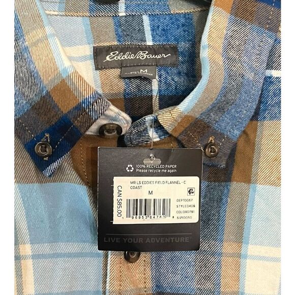 Eddie Bauer Men's Eddie's Field Flannel - Picture 5 of 5